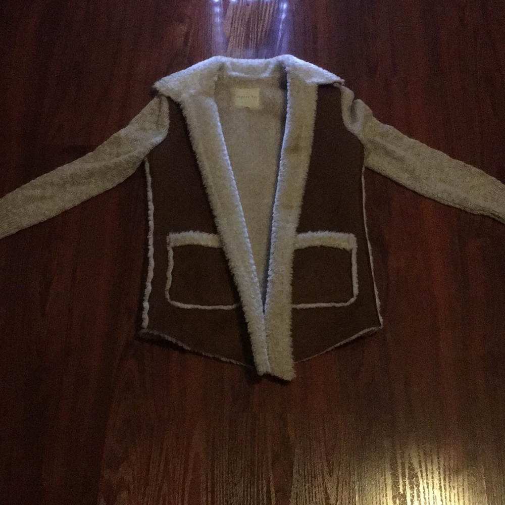 Warm and cozy faux fur coat